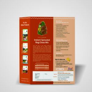 Instant Sprouted Ragi Dosa Mix 500g - Image 3